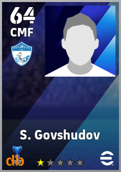 S. Govshudov — CMF, OVR 64, MAX 64