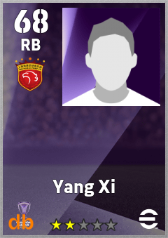 Yang Xi eFootball player card