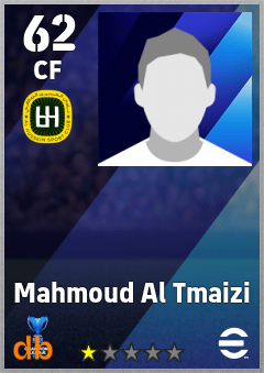 Mahmoud Al Tmaizi — CF, OVR 62, MAX 62