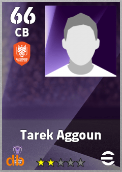 Tarek Aggoun — CB, OVR 66, MAX 66