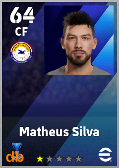 Matheus Silva — CF, OVR 64, MAX 64