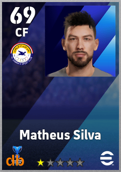 Matheus Silva — CF, OVR 69, MAX 69