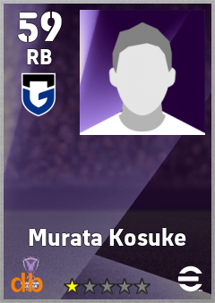Murata Kosuke — RB, OVR 59, MAX 59