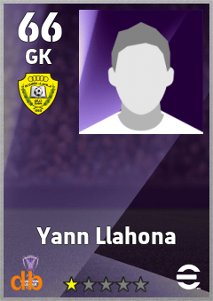 Yann Llahona — GK, OVR 66, MAX 66