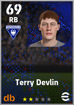 Terry Devlin eFootball player card