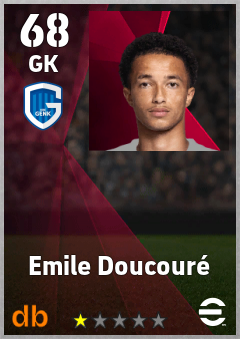 Emile Doucouré — GK, OVR 68, MAX 68