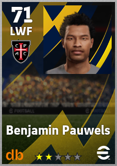 Benjamin Pauwels eFootball player card