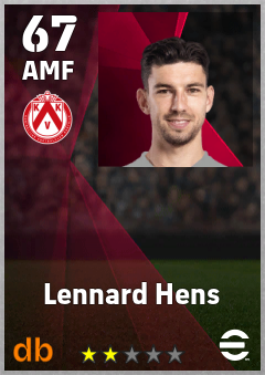 Lennard Hens — AMF, OVR 67, MAX 67