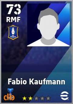 Fabio Kaufmann — RMF, OVR 73, MAX 73