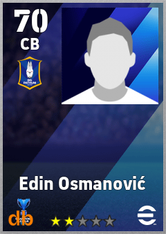 Edin Osmanović — CB, OVR 70, MAX 70