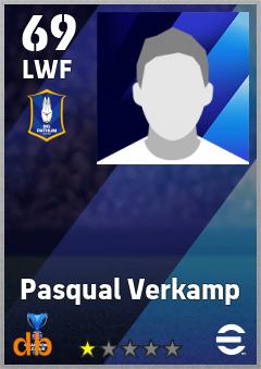Pasqual Verkamp — LWF, OVR 69, MAX 69