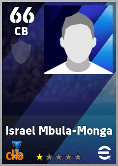 Israel Mbula-Monga — CB, OVR 66, MAX 66