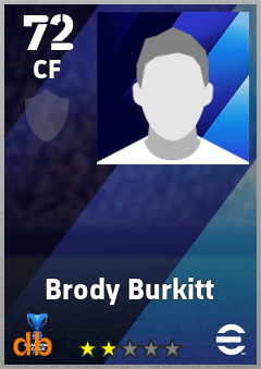 Brody Burkitt — CF, OVR 72, MAX 72