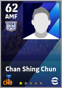 Chan Shing Chun — AMF, OVR 62, MAX 62