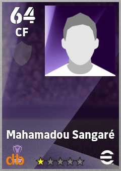 Mahamadou Sangaré — CF, OVR 64, MAX 64