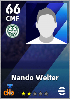 Nando Welter — CMF, OVR 66, MAX 66