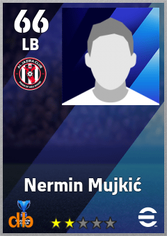 Nermin Mujkić — LB, OVR 66, MAX 66