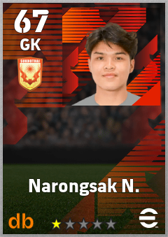Narongsak N. eFootball player card
