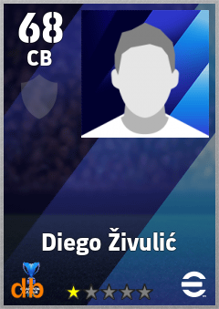 Diego Živulić — CB, OVR 68, MAX 68