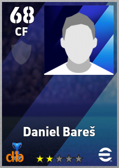 Daniel Bareš — CF, OVR 68, MAX 68