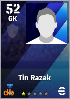 Tin Razak — GK, OVR 52, MAX 52