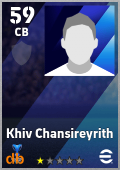 Khiv Chansireyrith — CB, OVR 59, MAX 59