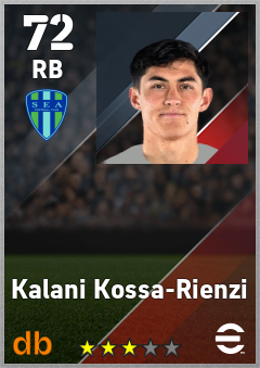 Kalani Kossa-Rienzi — RB, OVR 72, MAX 72