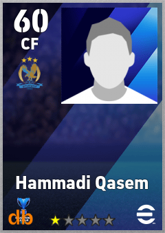 Hammadi Qasem — CF, OVR 60, MAX 60