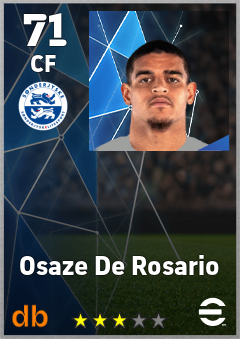 Osaze De Rosario — CF, OVR 71, MAX 71