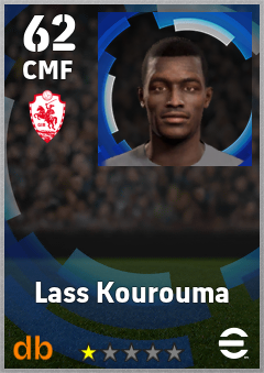 Lass Kourouma — CMF, OVR 62, MAX 62
