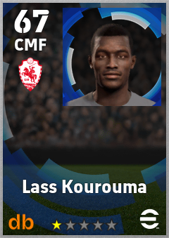 Lass Kourouma — CMF, OVR 67, MAX 67