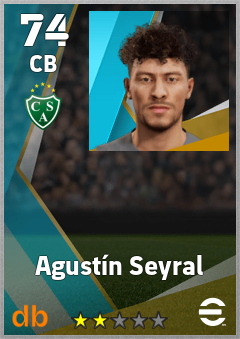 Agustín Seyral — CB, OVR 74, MAX 74