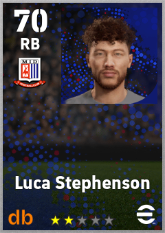 Luca Stephenson — RB, OVR 70, MAX 70