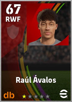 Raúl Ávalos eFootball player card