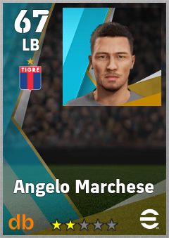 Angelo Marchese — LB, OVR 67, MAX 67