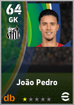 João Pedro — GK, OVR 64, MAX 64