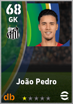 João Pedro — GK, OVR 68, MAX 68