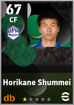 Horikane Shummei — CF, OVR 67, MAX 67