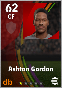 Ashton Gordon eFootball player card