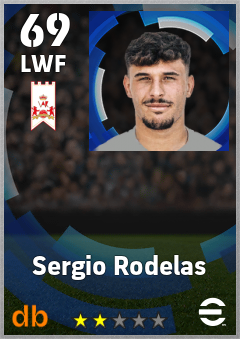 Sergio Rodelas — LWF, OVR 69, MAX 69