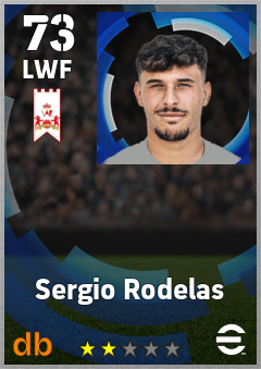 Sergio Rodelas — LWF, OVR 73, MAX 73