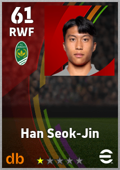 Han Seok-Jin — RWF, OVR 61, MAX 61
