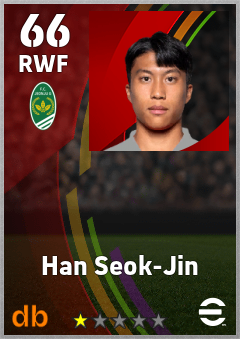 Han Seok-Jin — RWF, OVR 66, MAX 66