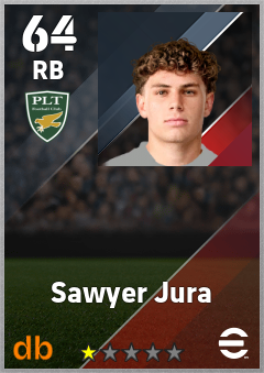 Sawyer Jura — RB, OVR 64, MAX 64