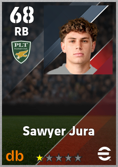 Sawyer Jura — RB, OVR 68, MAX 68