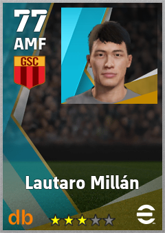 Lautaro Millán — AMF, OVR 77, MAX 77