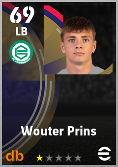 Wouter Prins eFootball player card