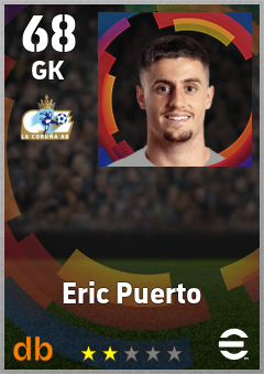 Eric Puerto — GK, OVR 68, MAX 68