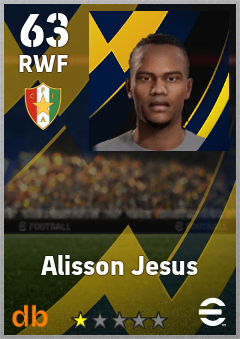Alisson Jesus — RWF, OVR 63, MAX 63