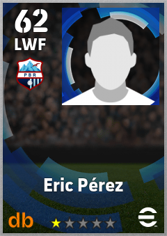 Eric Pérez — LWF, OVR 62, MAX 62